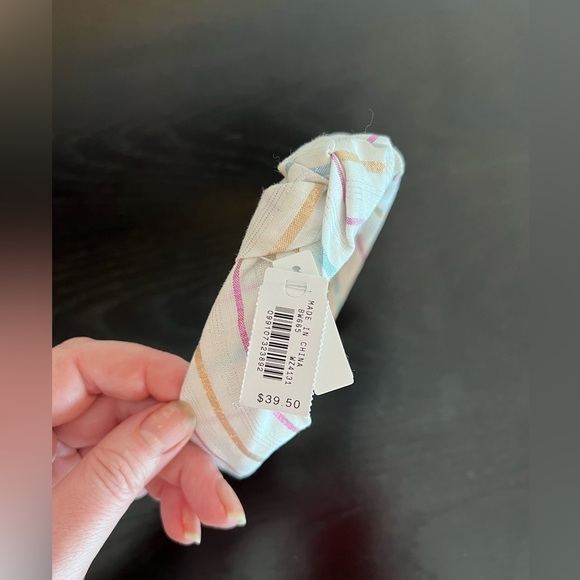 J.Crew Multicolor Striped Knot Headband - Picture 3 of 14